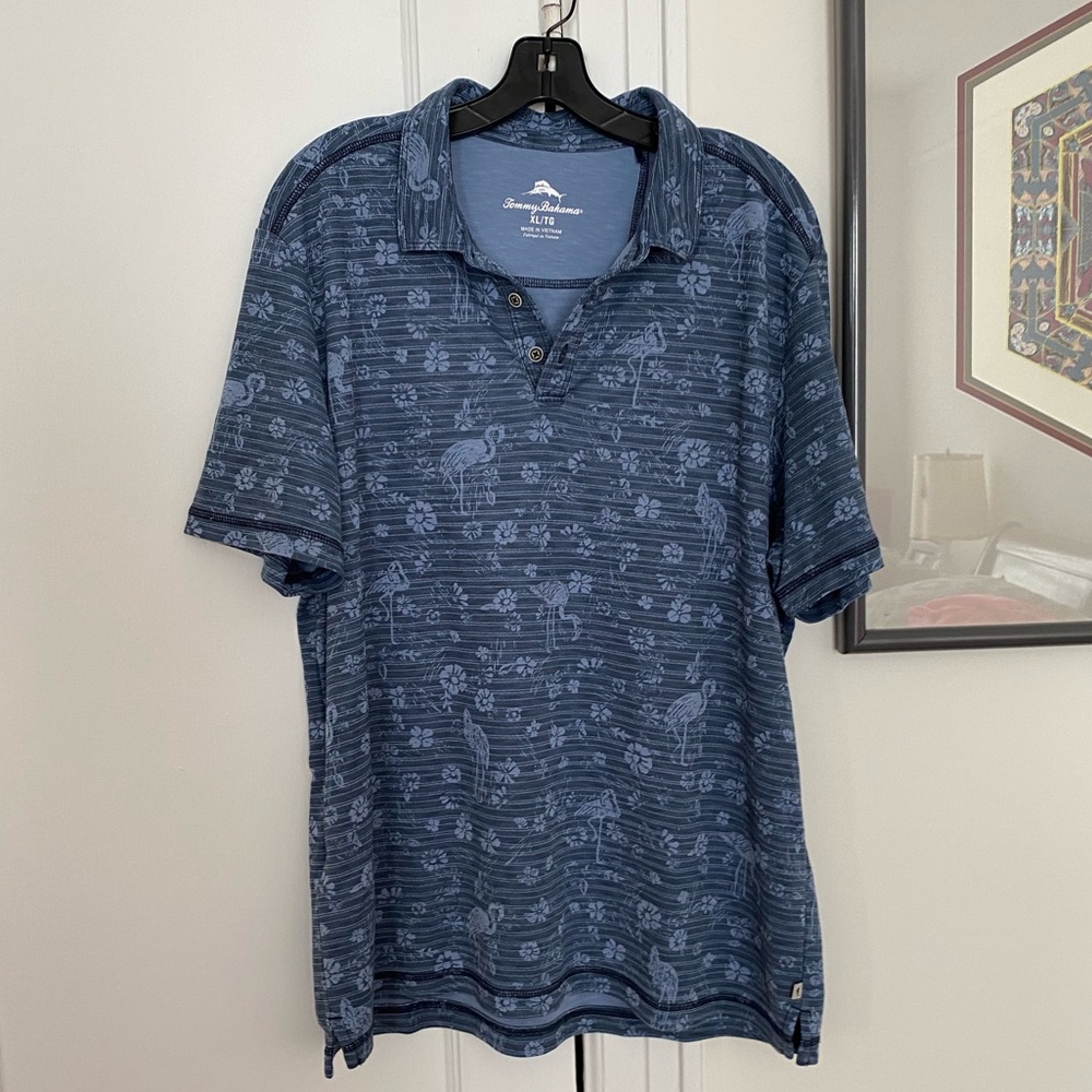 Tommy Bahama XL tropical polo